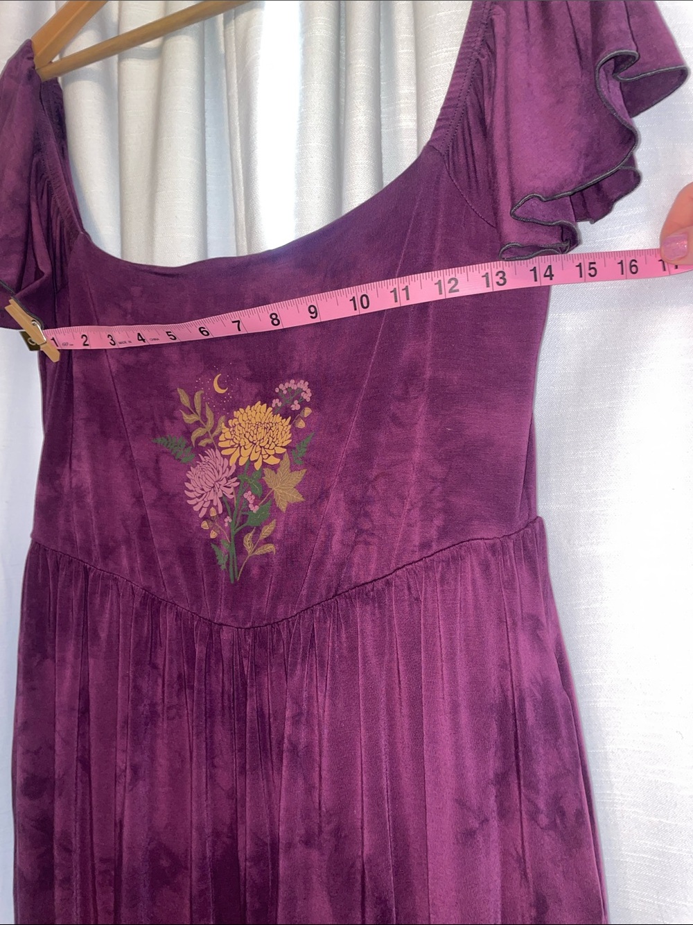 Purusha People 🌸 Jumpsuit w/ Flutter Sleeves | The Gathering Aphrodite Jumpsuit - Picture 9 of 9